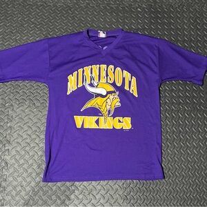 Men's Minnesota Vikings Purple Short Sleeve Tee
